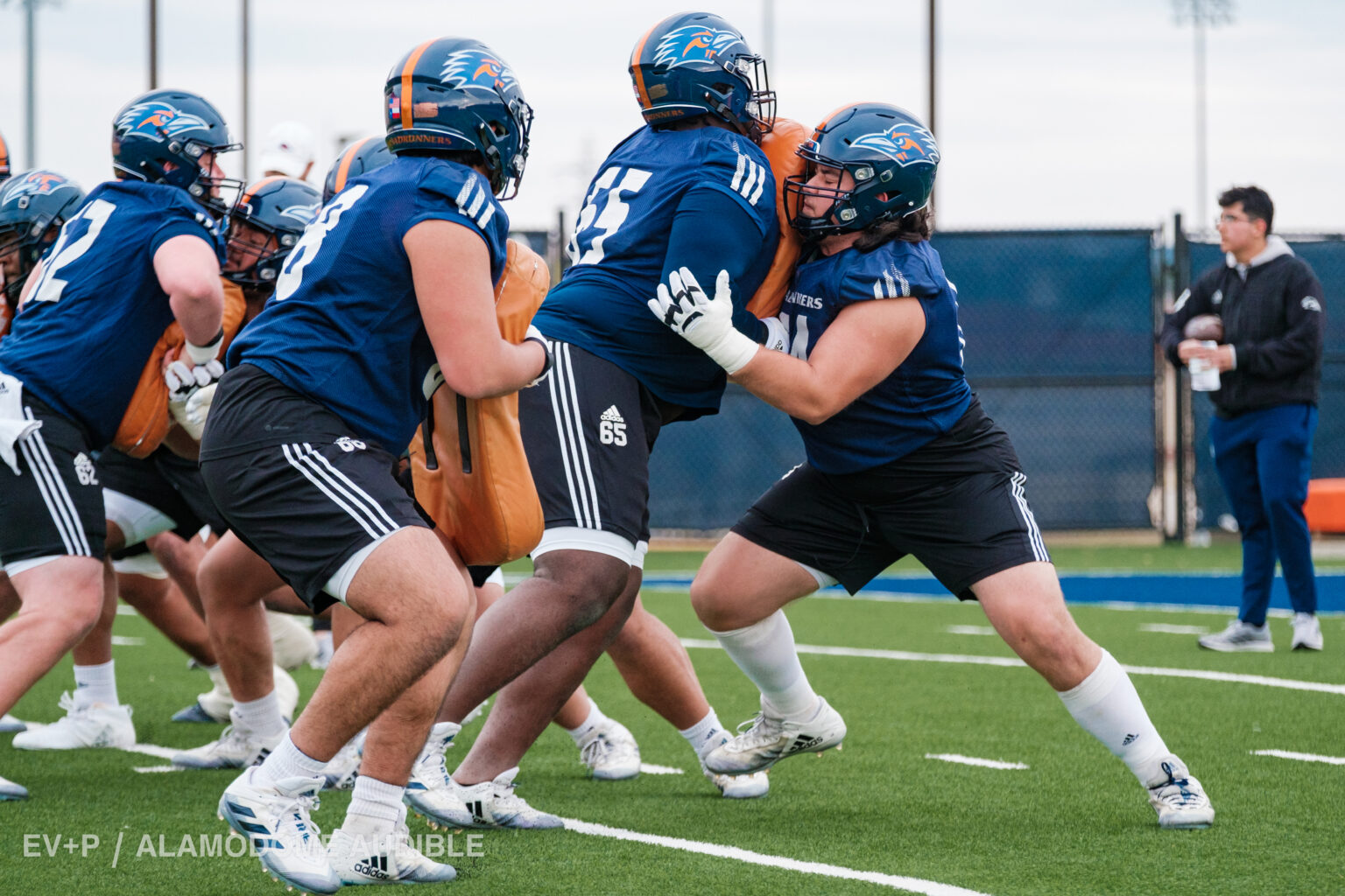 Offensive Line Spring Practice 2022