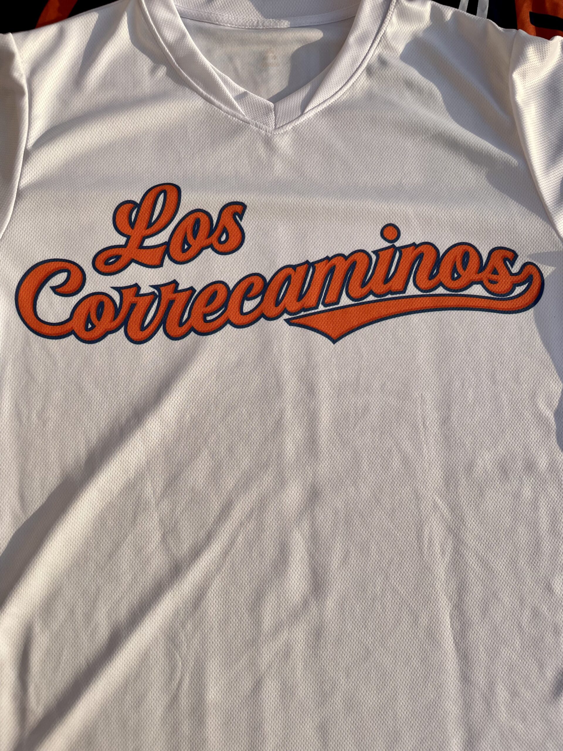 Los Correcaminos Baseball Shirt - Alamo Audible