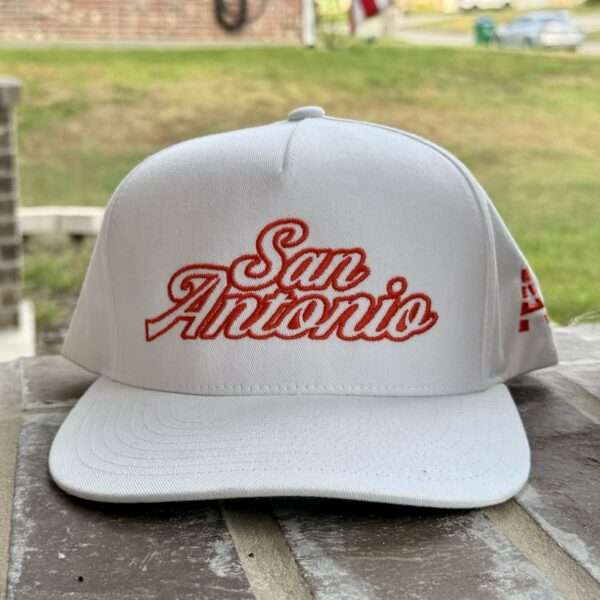 San Antonio Snapback Orange Stitch - Image 3