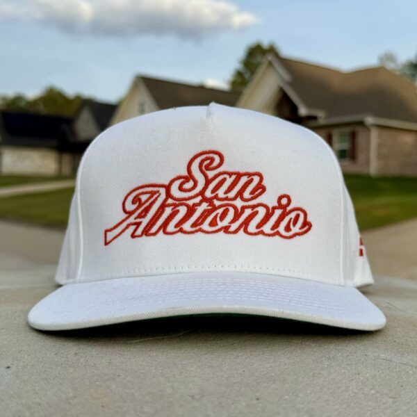 San Antonio Snapback Orange Stitch - Image 2