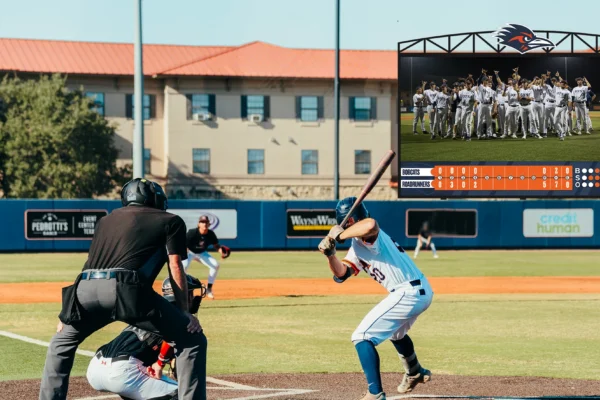 Roadrunner Field Videoboard rendering courtesy of UTSA Athletics